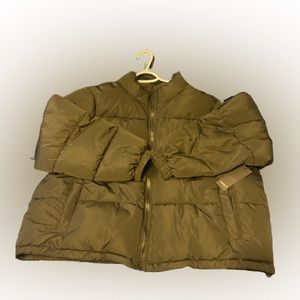 Forever21 BLACK Zip-Up Puffer Jacket Plus Size